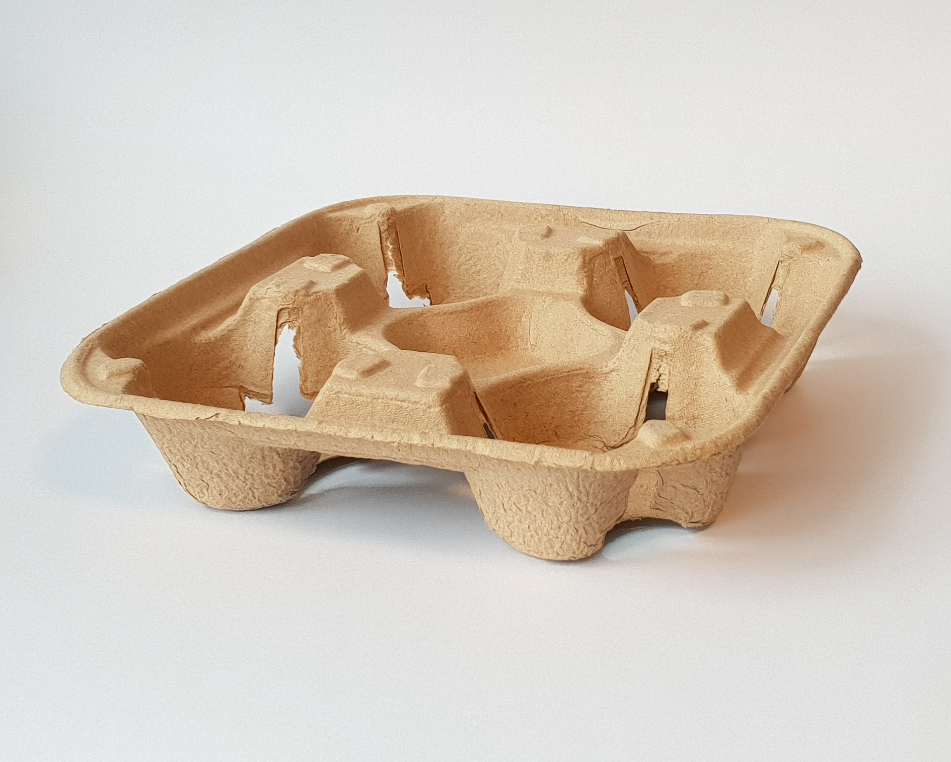 Disposable 2 Cup Paper Coffee Cup Holder Tray Disposable 2 Cup Paper Coffee Cup Holder Tray